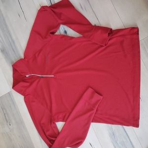 Mens OmniShade 1/2 zip sweater with thumbholes size M